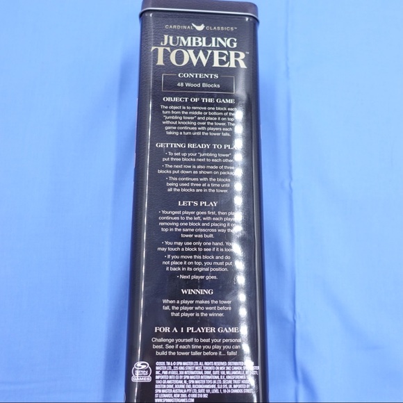 Jumbling tower Jenga style 48 wood pieces - Picture 4 of 5